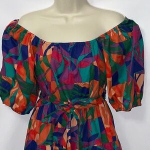 Sim & Sam Colorful Dress, Size Small